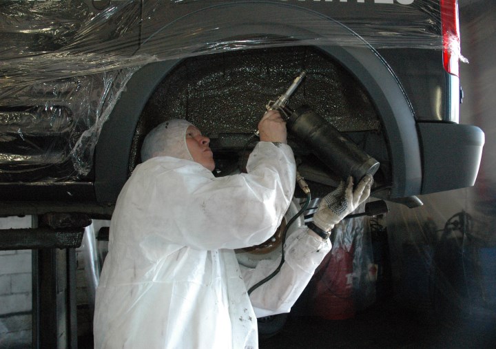 Обработка автомобильного днища Обработка автомобильного днища