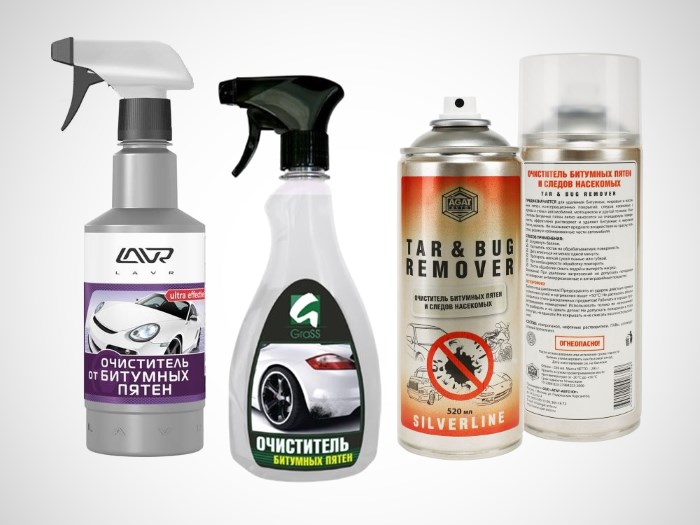 Очистители битумных пятен Очистители битумных пятен