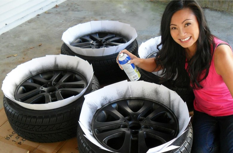 Нанесение краски на диски Нанесение краски на диски