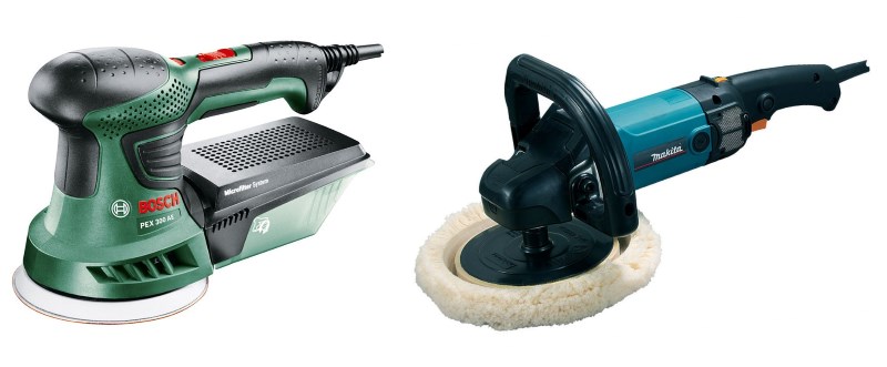 Полировальные машинки: орбитальная Bosch и дисковая Makita Полировальные машинки: орбитальная Bosch и дисковая Makita