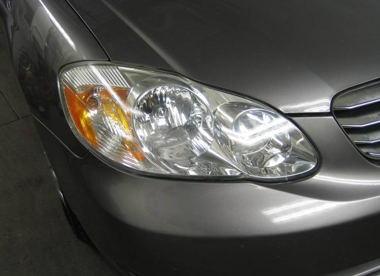 Отполированная фара Отполированная фара