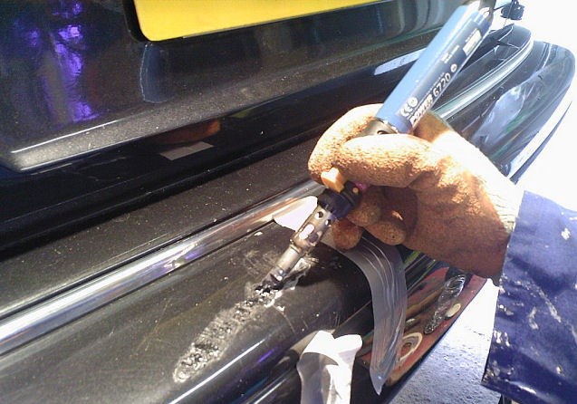 Пайка бампера Пайка бампера