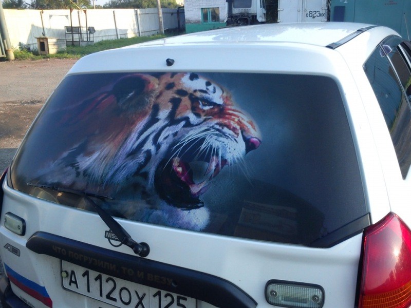 Рисунок на перфорированной пленке Рисунок на перфорированной пленке