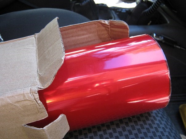 Пленка для стопов красного цвета Пленка для стопов красного цвета