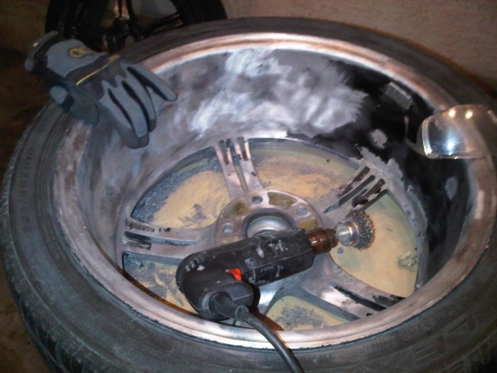 Подготовка дисков к покраске Подготовка дисков к покраске