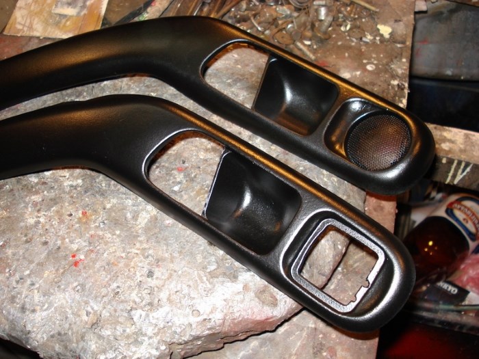 Покраска пластика салона Покраска пластика салона