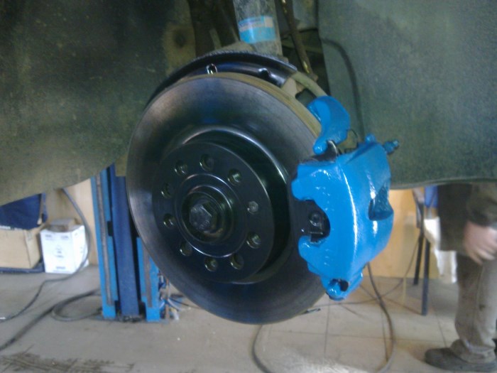 Тормозной суппорт синего цвета Тормозной суппорт синего цвета