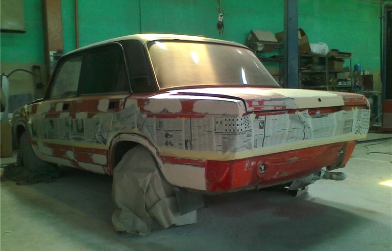 Подготовка к покраске ВАЗ 2105 Подготовка к покраске ВАЗ 2105
