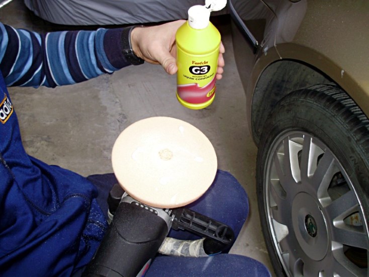 Применение полироли Farecla Применение полироли Farecla