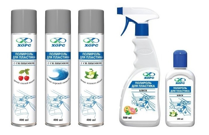 Полироли для пластика Хорс Полироли для пластика Хорс
