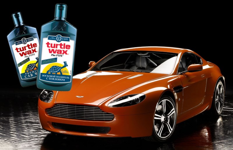 Полироль с тефлоном и автомобиль Полироль с тефлоном и автомобиль