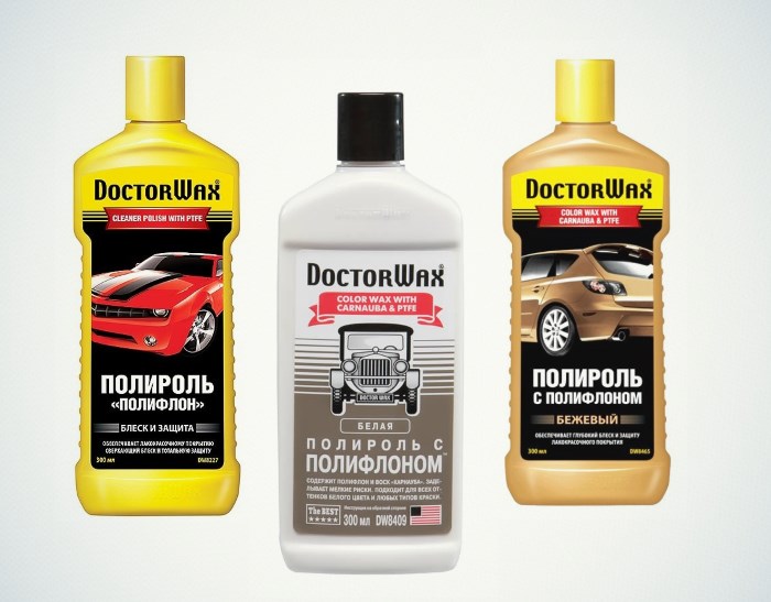Полироли Доктор Вакс с полифлоном Полироли Доктор Вакс с полифлоном