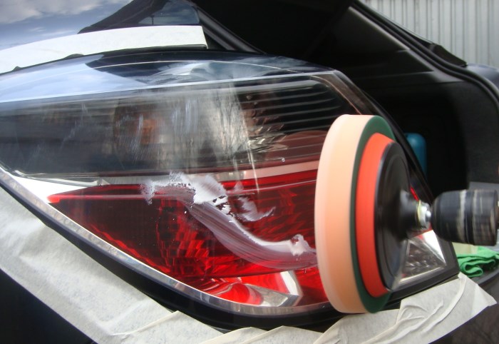 Полировка фар пастой Полировка фар пастой