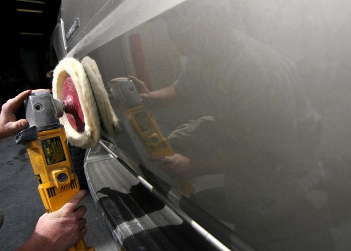 Полировка машины Полировка машины