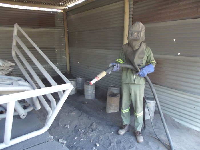 Помещение для пескоструйных работ Помещение для пескоструйных работ