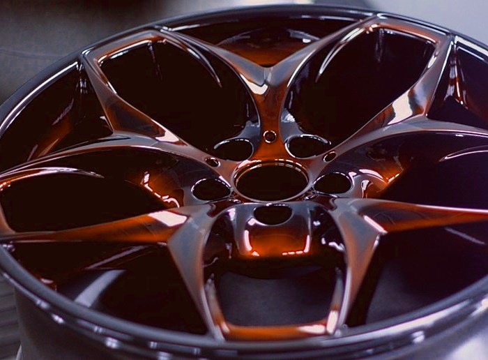 Порошковая краска на литом диске Порошковая краска на литом диске