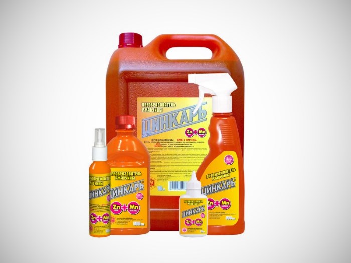 Преобразователь ржавчины Цинкарь Преобразователь ржавчины Цинкарь