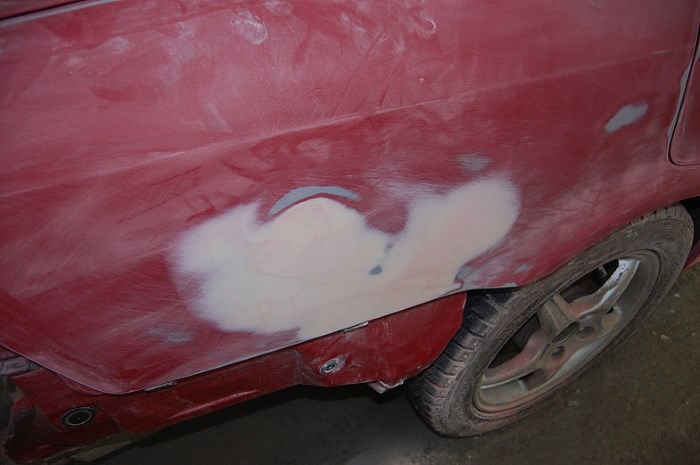 Шпатлевка на кузове Шпатлевка на кузове