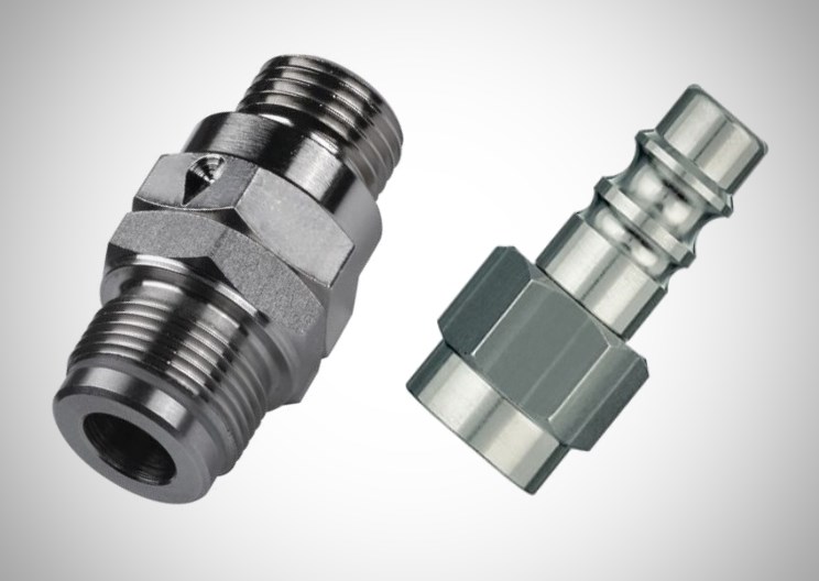 Штуцера для шланга на краскопульт Штуцера для шланга на краскопульт