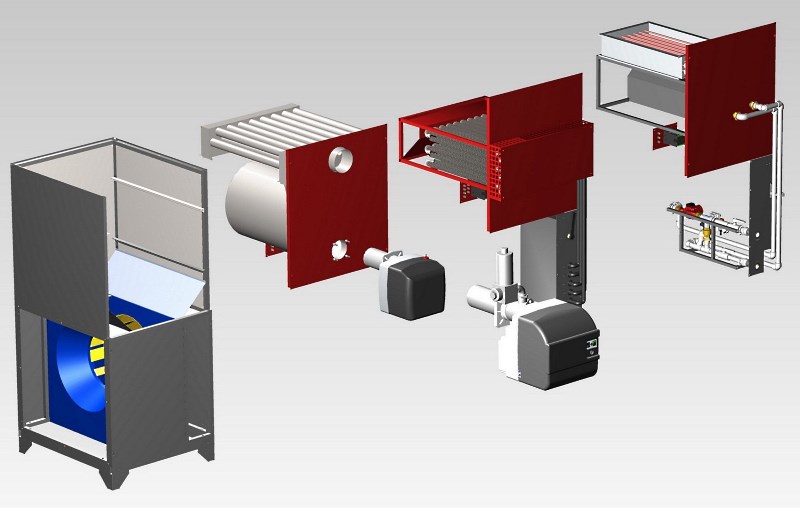 Теплогенератор для покрасочной камеры Теплогенератор для покрасочной камеры