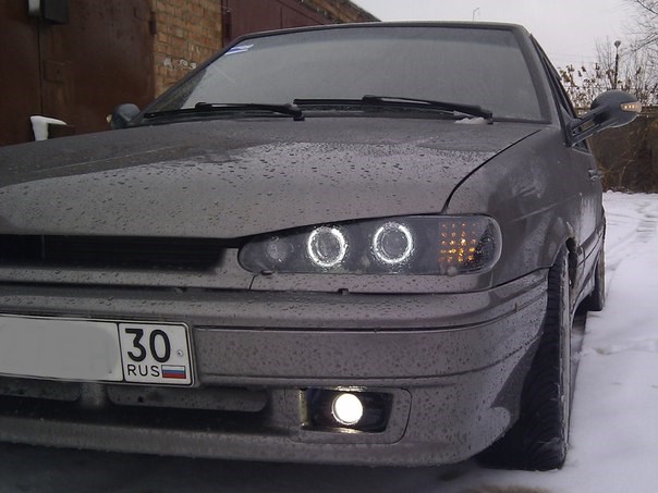 Тюнинг фар 2114: ангельские глазки Тюнинг фар 2114: ангельские глазки