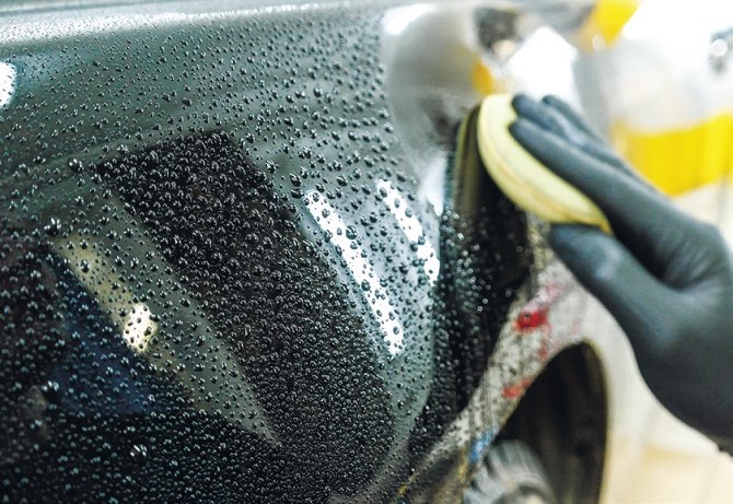 Очищение кузова перед ремонтом сколов Очищение кузова перед ремонтом сколов