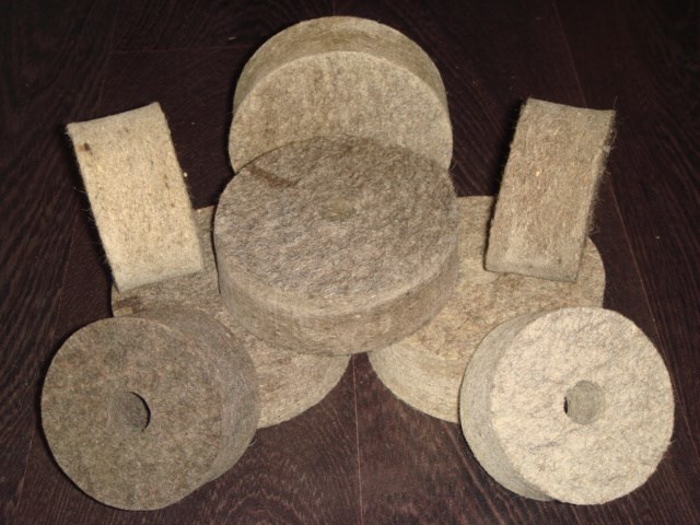 Войлочные полировальные круги Войлочные полировальные круги