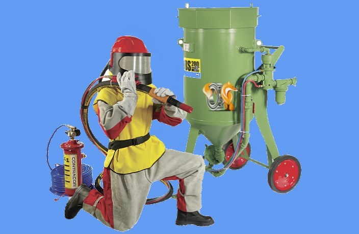 Защитная экипировка пескоструйщика Защитная экипировка пескоструйщика